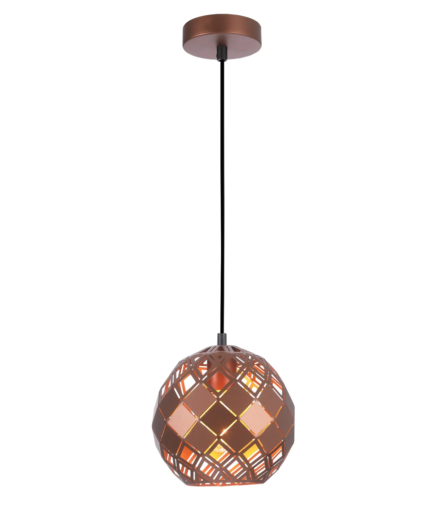 Pendant lamp TUILE3 Coffee