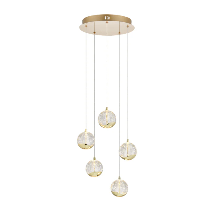 Pendant light SEGOVIA 5 LED 25W GD