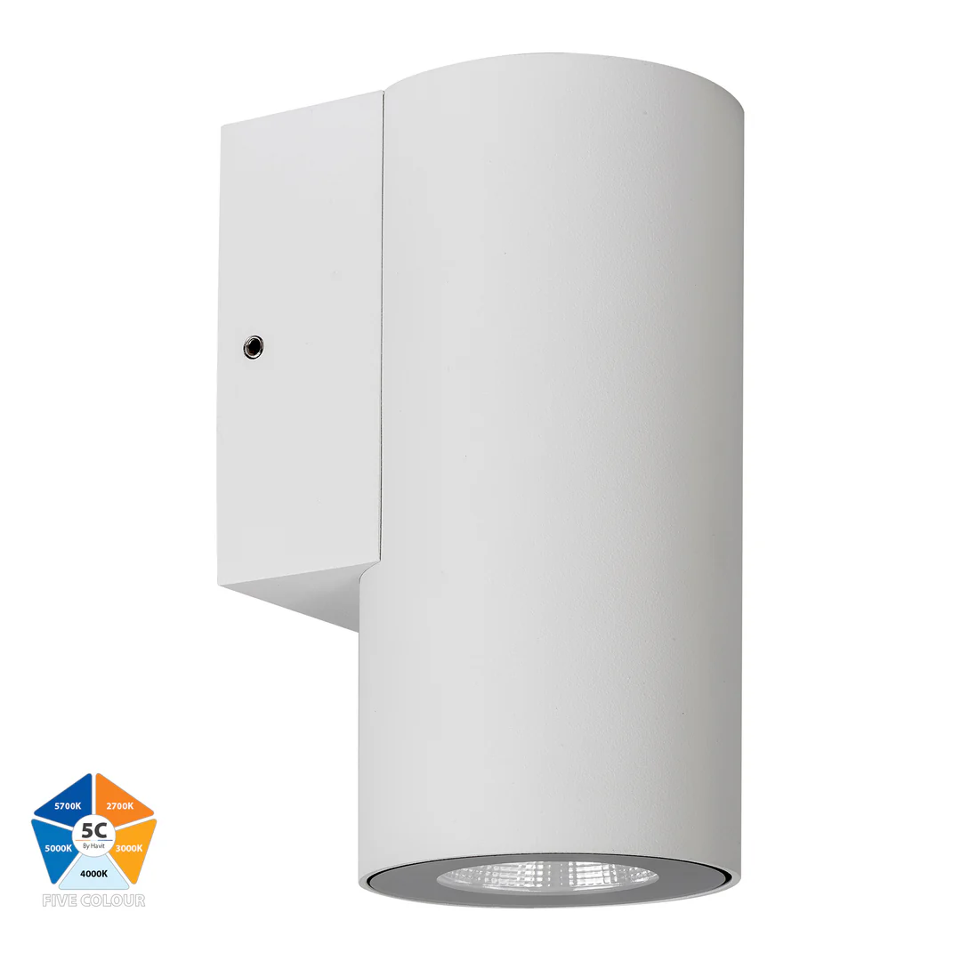 Wall light Aries Aluminium WHT Fixed Down LED HV3625S-ALUWHT IP65