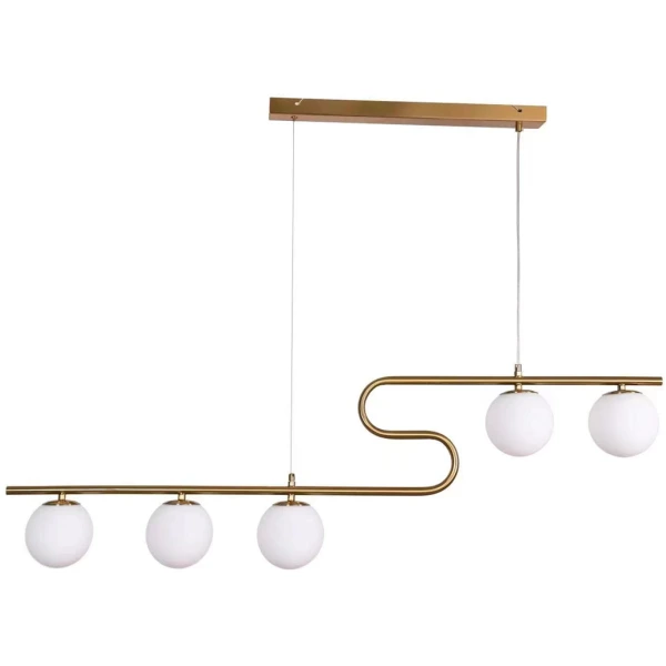 Pendant lamp Clarion G9 L120 BRS