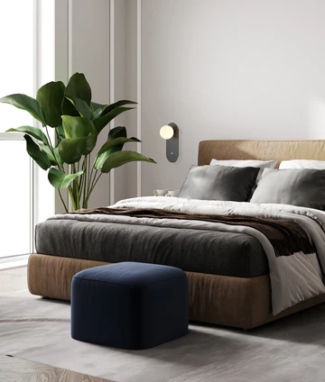 Wall light Ovalis2 round G9 BLK