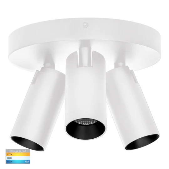 Spot light Revo Adjustable HV4002T-3-WHT-RND IP20