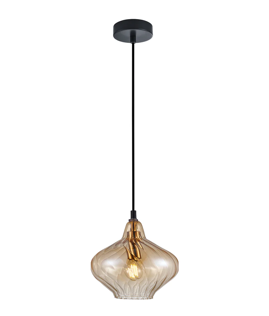 Pendant lamp CAMPANA 1 E14 D20 AM