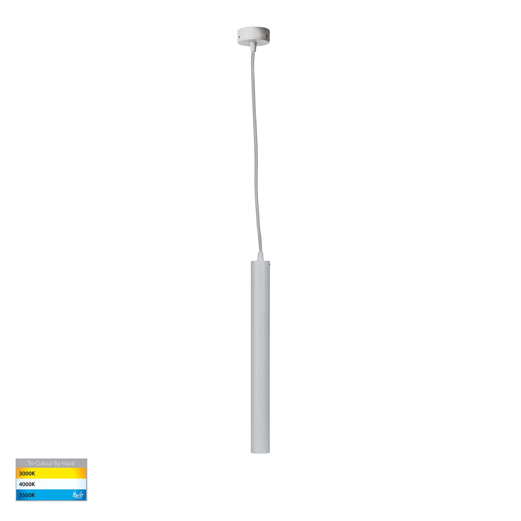 Ceiling lamp Henger Cylinder LED 6W HV5898T-WHT CCT Dim