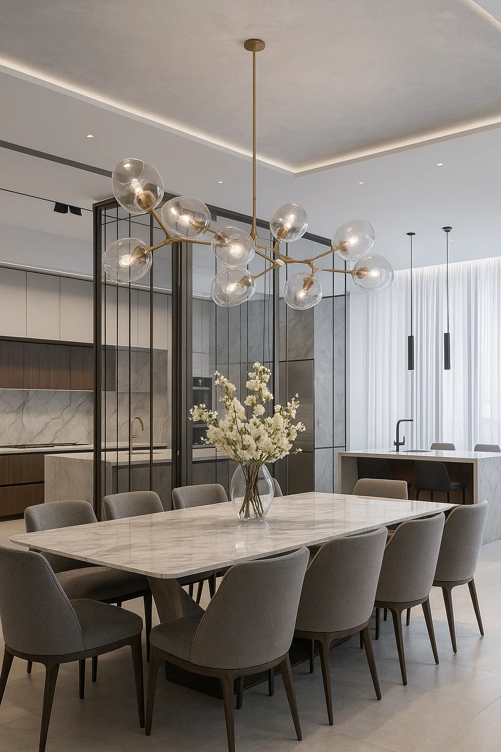 Pendant lamp Burgeon S9 GL