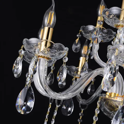 Chandelier Bromley Crystal K9 12 light GL