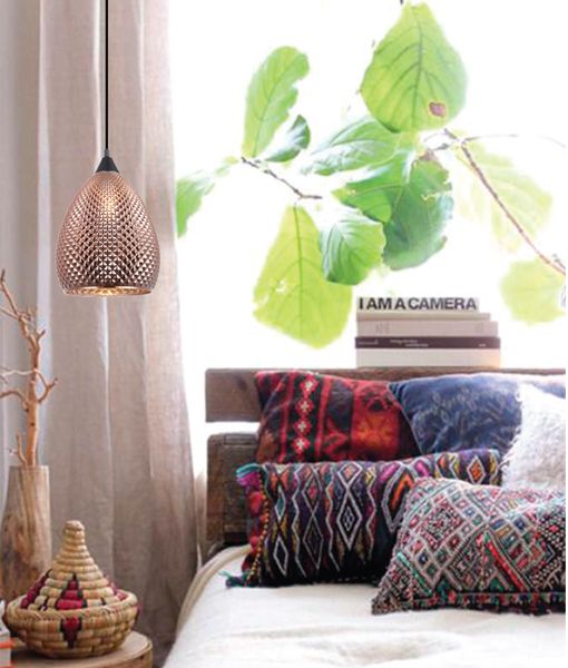 Pendant lamp Rictus 4 Bohemian Glass Ellipse Shape E27 CHR