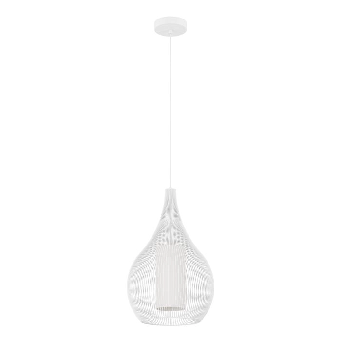 Pendant lamp RAZONI 1 WHT
