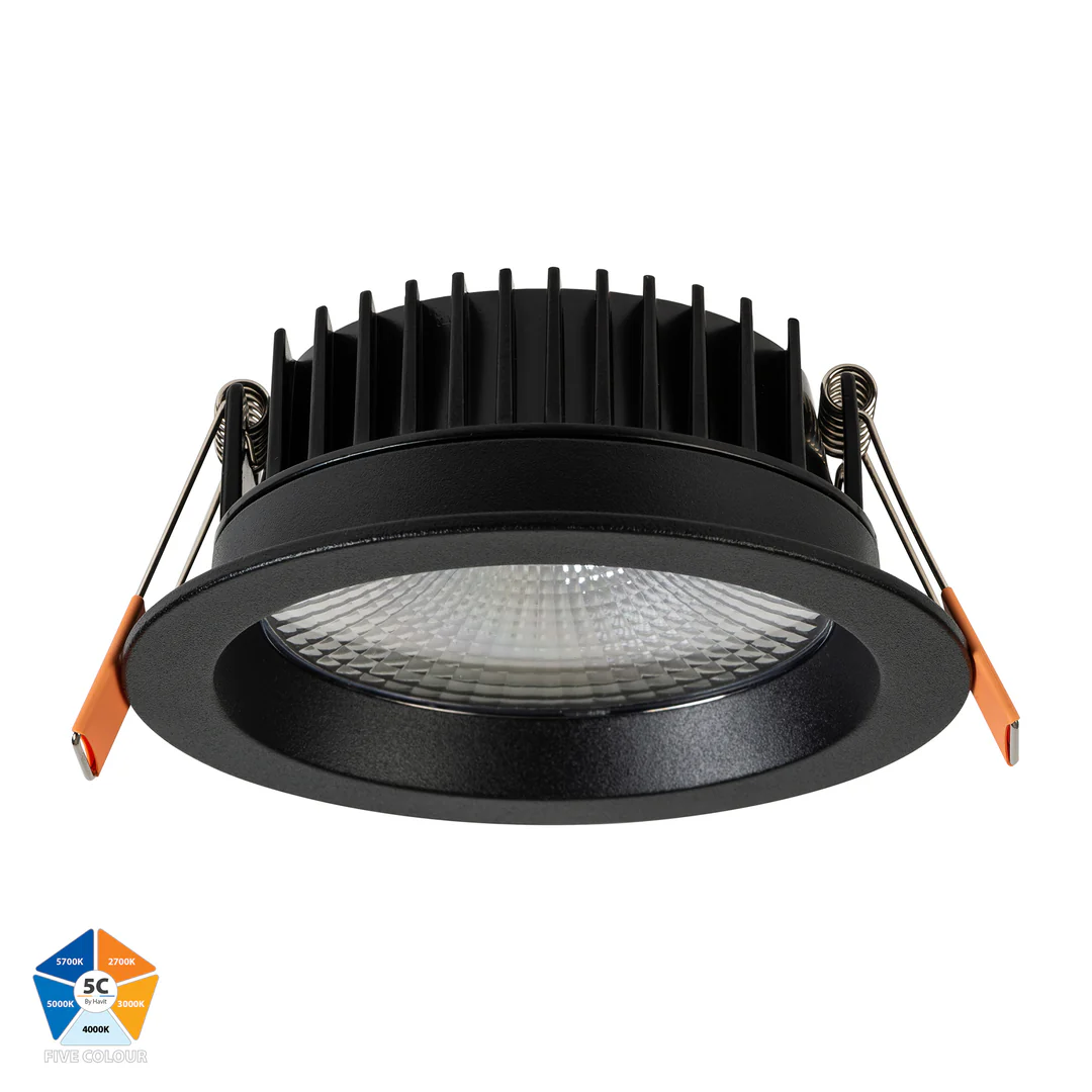 Recessed downlight Ora BLK 5CCT Fixed LED 13W IP54