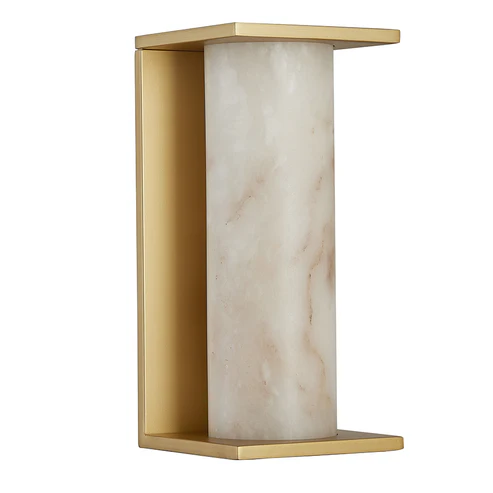 Wall light Aurelia Marble IP54 BRS