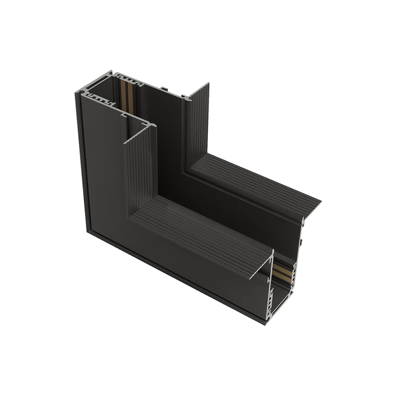 Recessed track vertical corner Z2000-48.TR.VC.BK