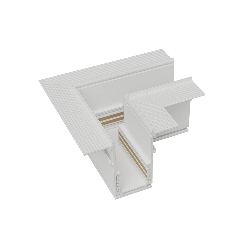 Recessed track horizontal corner Z2000-48.TR.HC.WH