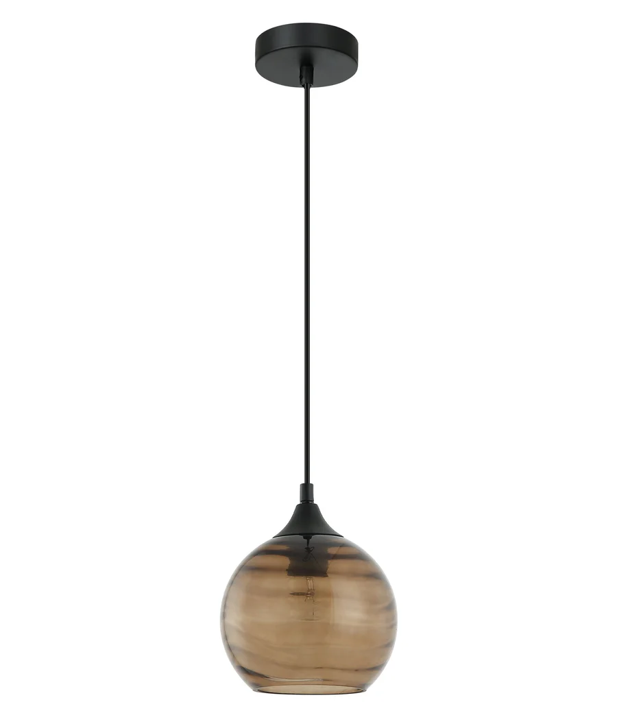 Pendant lamp MARBRE 1 E27 D17 AM