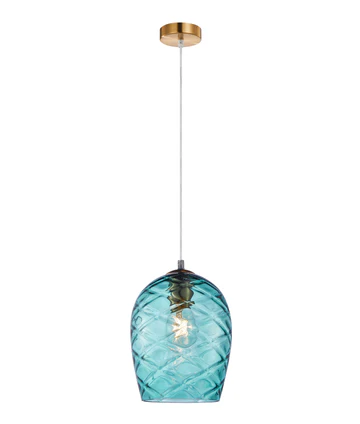 Pendant lamp Neta E27 40W BLU