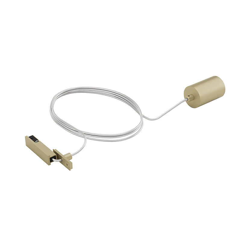 Surface track MUSE power feeder suspended 48V Brass