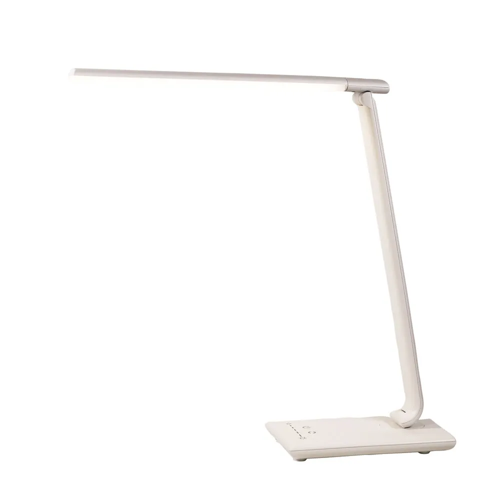 Desk lamp LUKE LED WHITE TOUCH DIM USB PORT
