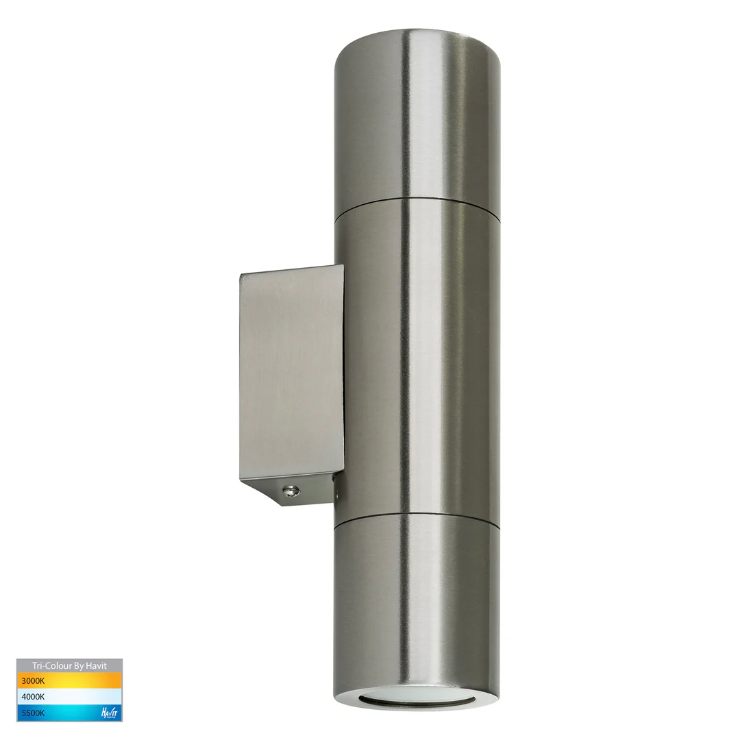 Wall light Piaz Stainless Steel 3CCT Up-Down HV1071T IP65
