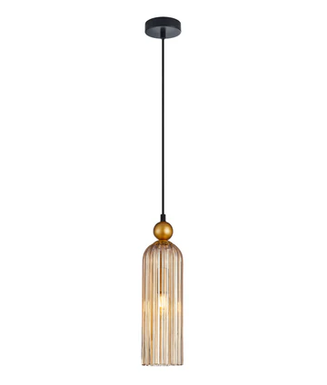 Pendant lamp Flauta E14 40W BRS