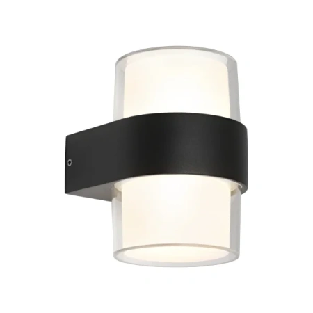 Wall light Otara 2lt IP65 10W 3CCT BLK