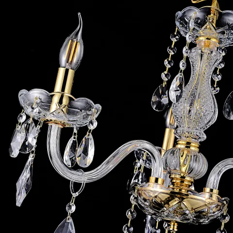 Chandelier Bromley Crystal K9 3 light GL