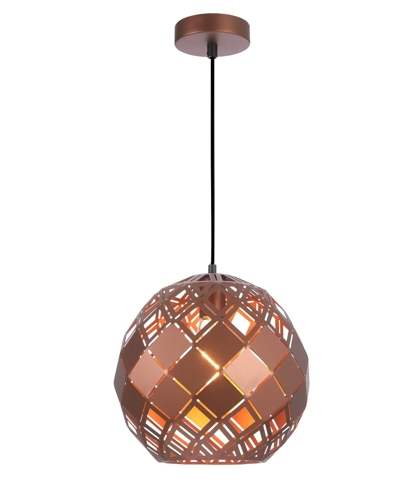 Pendant lamp TUILE6 Coffee