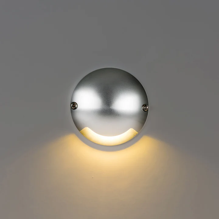 Step Inground light Dome LED 3W 3CCT HV2871T-SLV-12V