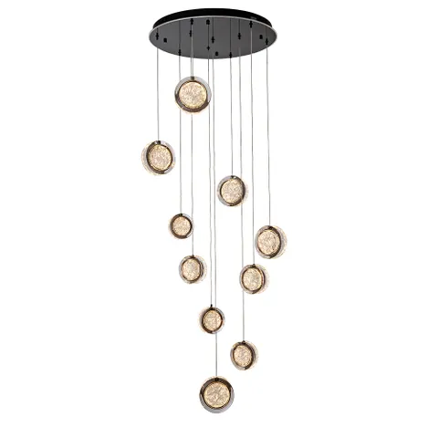 Pendant light Yoyo-10 LED 90W 3CCT BLK