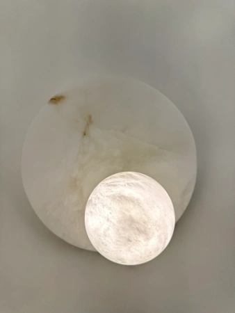 Wall light Golden Aura Alabaster Spanish Marble G9