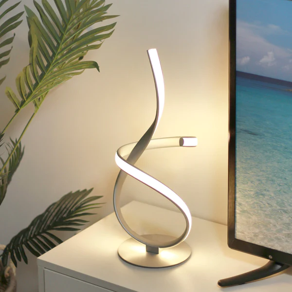 Table Lamp Ainhoa Satin Chrome