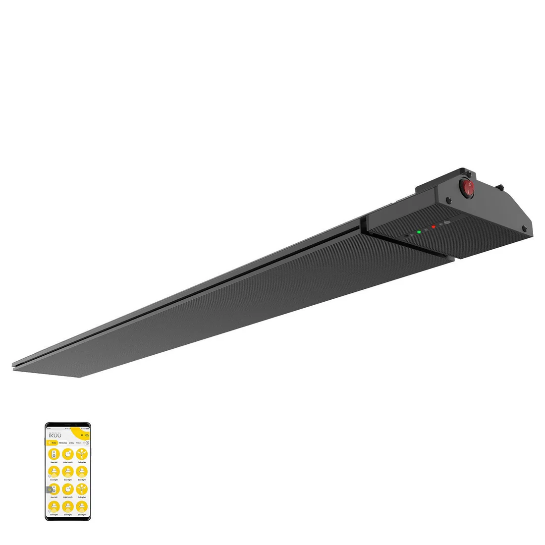 Exhaust fan Alfresco Smart Wi-Fi 2400W Heater remote