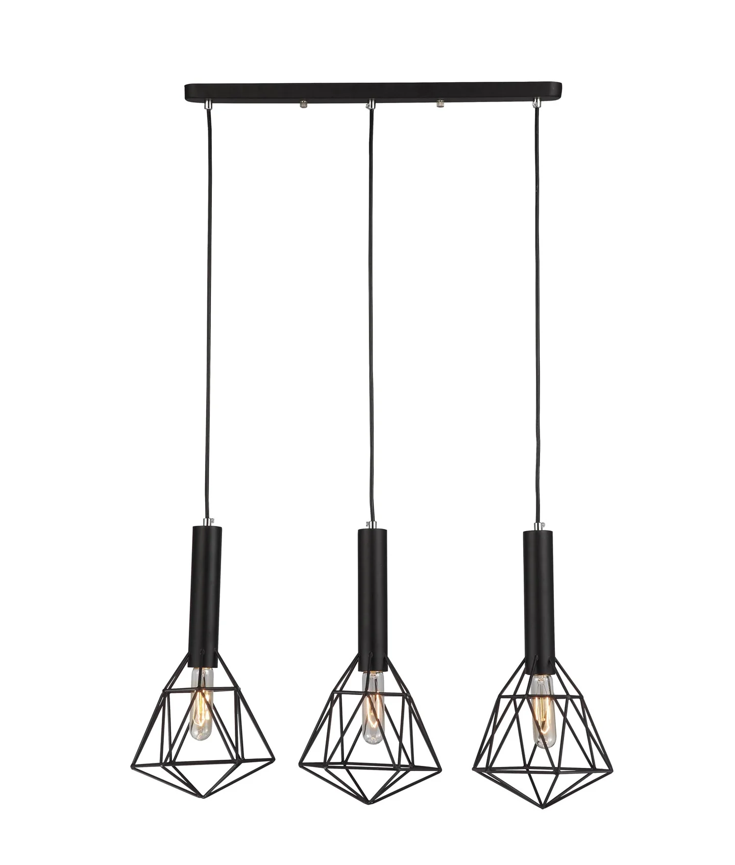 Pendant lamp BLACKBAND 3x Bird Cage With Bar