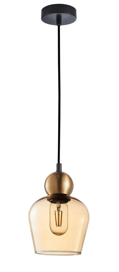 Pendant lamp CHAMPAN1 E27 bronze