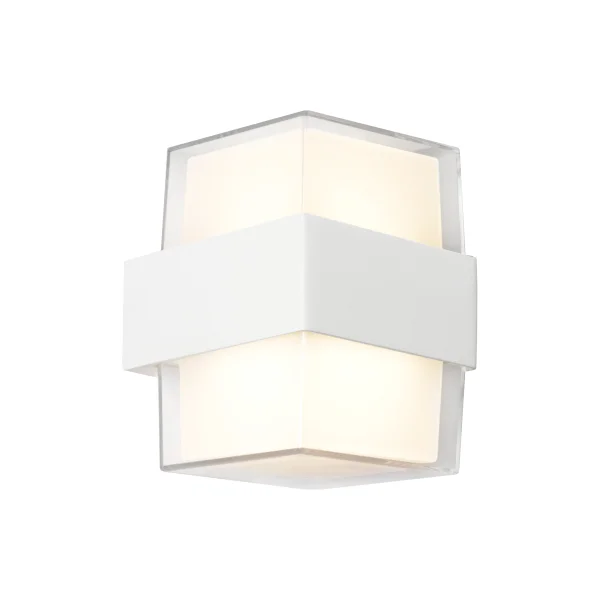 Wall light Haast 2lt IP65 10W 3CCT WHT