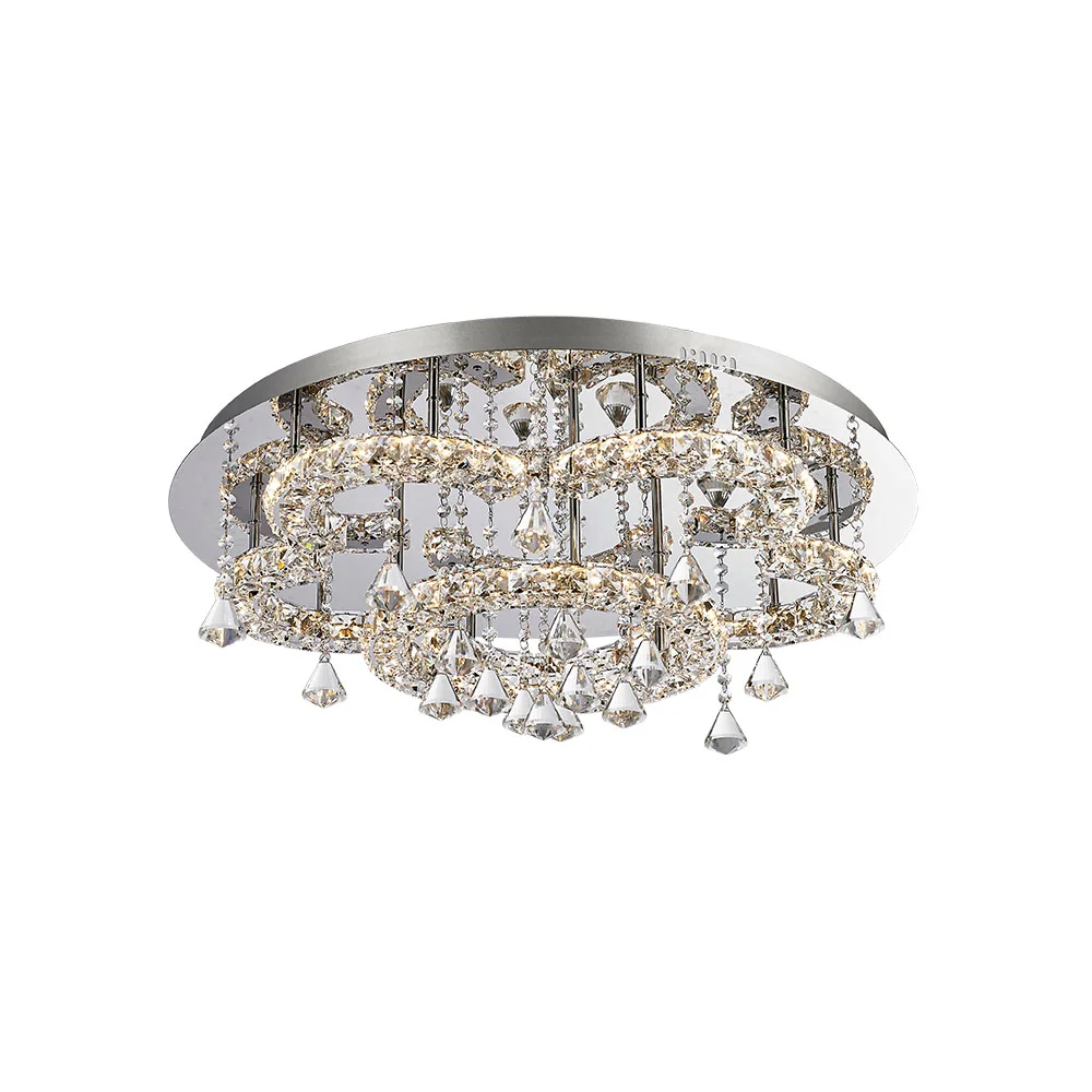 Ceiling lamp Lugos LED 45W CCT Dim D70 CHR remote