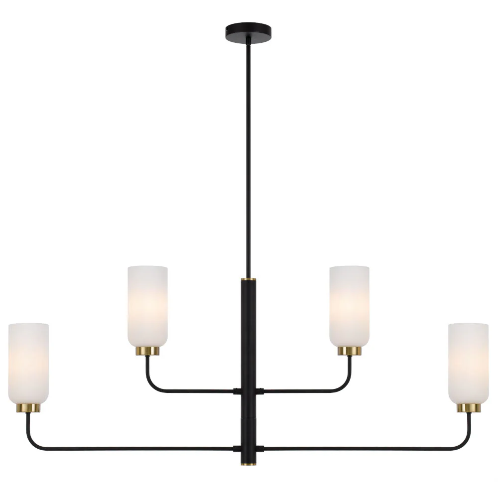 Pendant light SEBRING 4 Long E27 BKOP