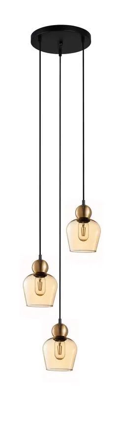 Pendant lamp CHAMPAN1X3R E27 bronze