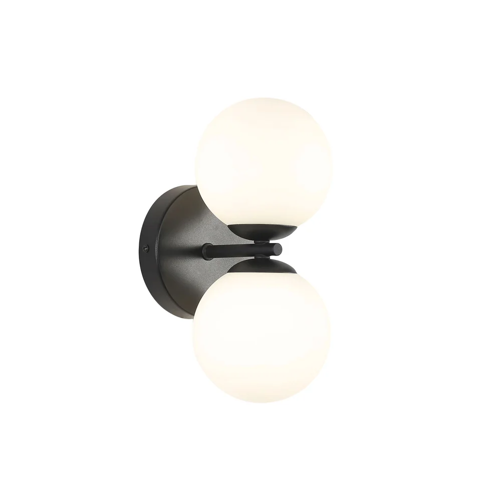 Wall light OBERON 2 G9 IP44 BLK