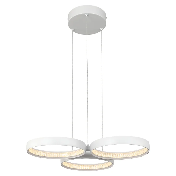 Pendant lamp Olympus 3LT LED 57W 3CCT DIM WHT