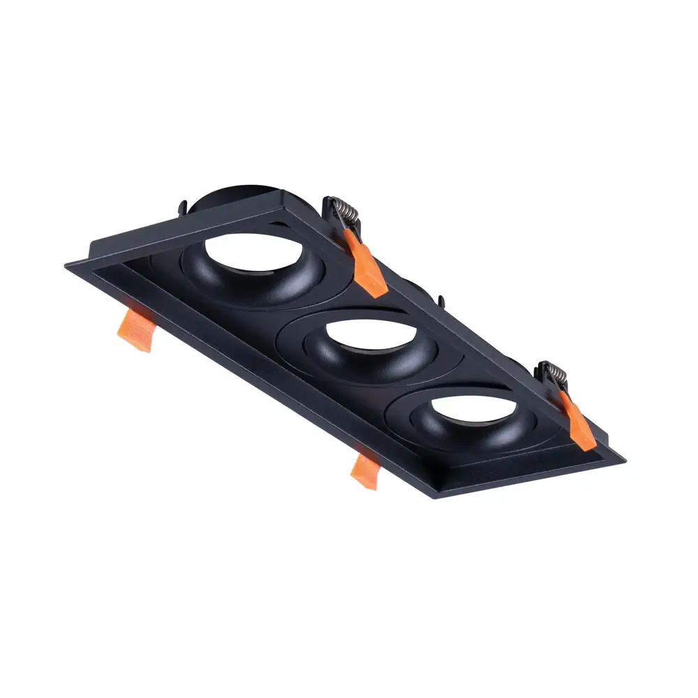 Downlight CELL FRAME SLOT3 FRAME ONLY BLK