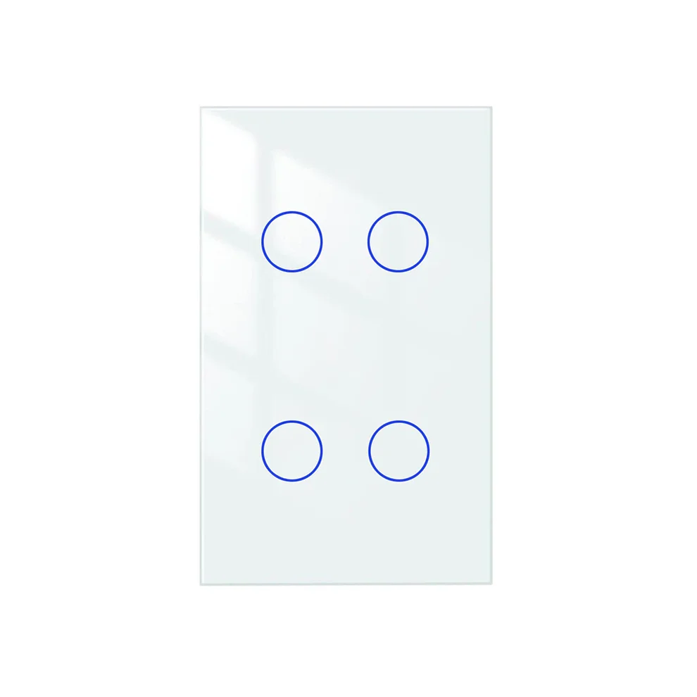 Wall Switch 4 Gang Zigbee Wifi WHT