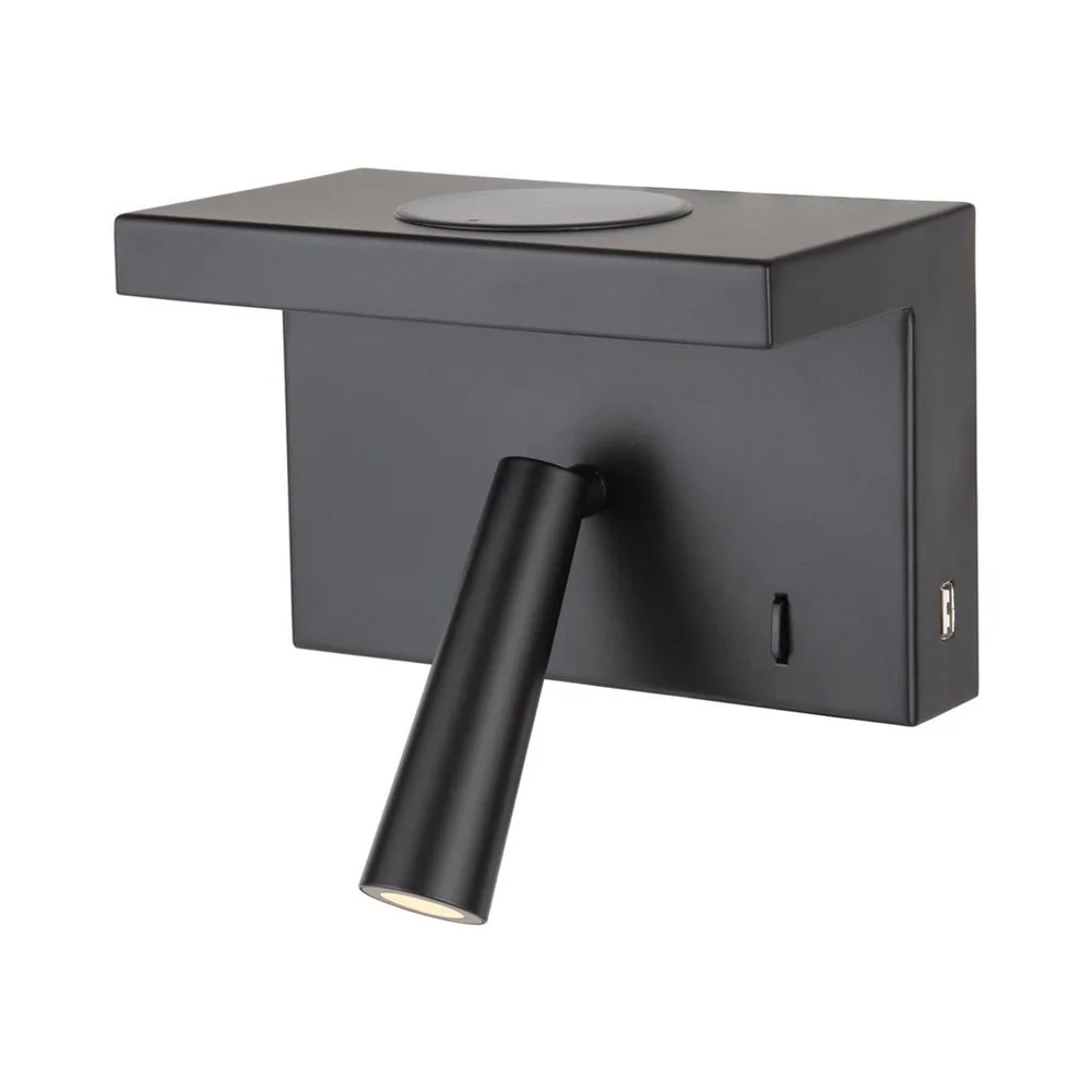 Wall lamp CHARGE-01 Wireless charger BLK