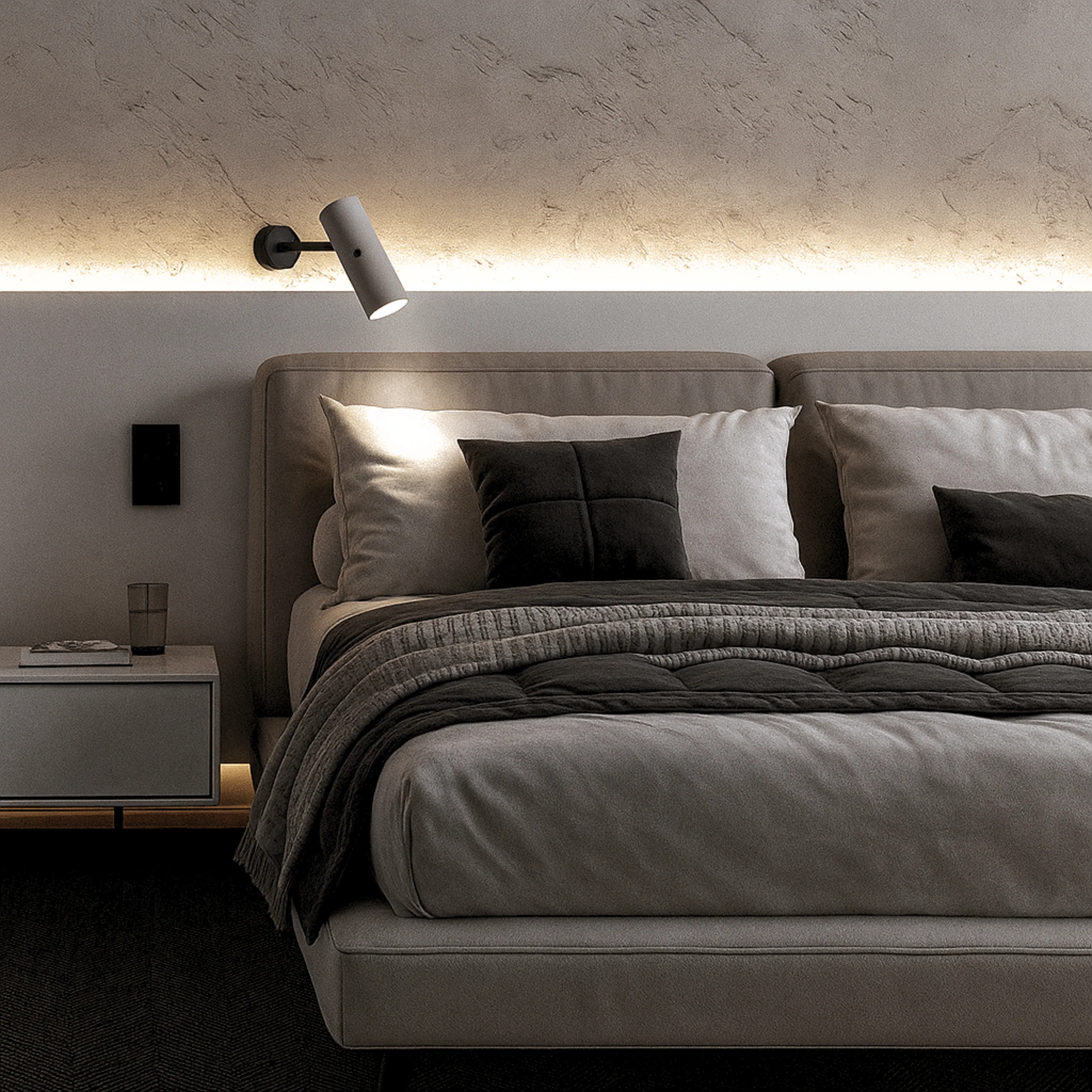 Wall lamp Liora GU10 Cement GR