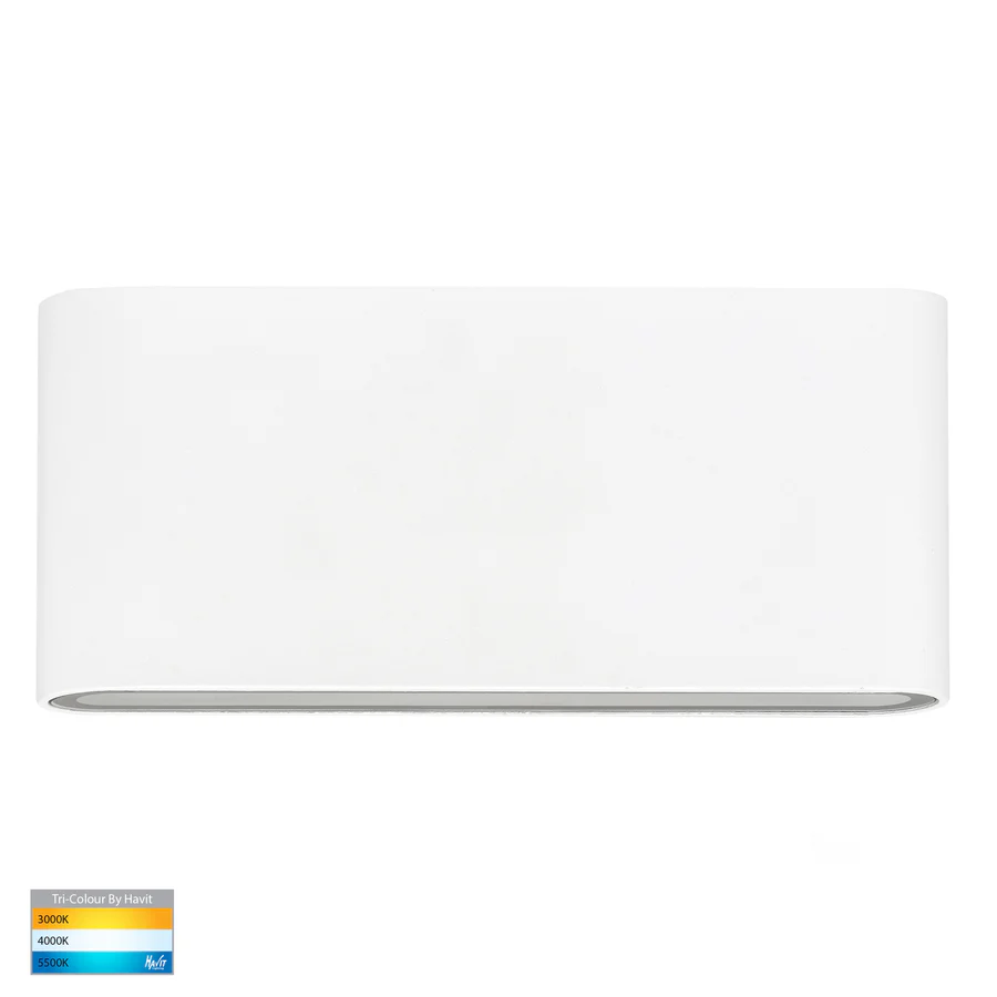 Wall light Lisse Fixed Down 3CCT LED 6W IP54 17.5cm WHT