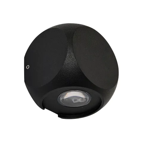 Wall light Benz LED 4W up-down 3K BLK