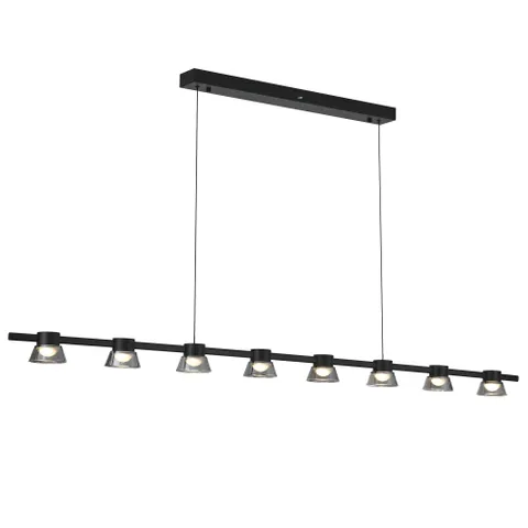 Pendant lamp Rocket LED 40W 3CCT L180 Dim BLK