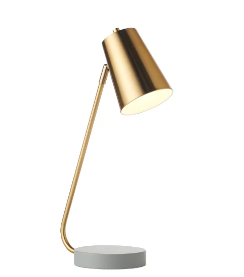 Table lamp Arlen Satin Brass & Satin Grey