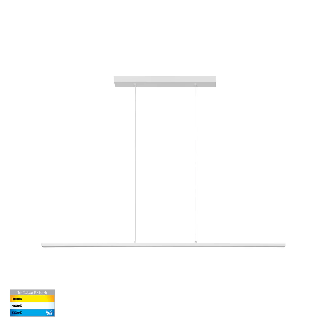 Pendant lamp Proline HV6005T-WHT L120 LED 40W 3CCT Dim