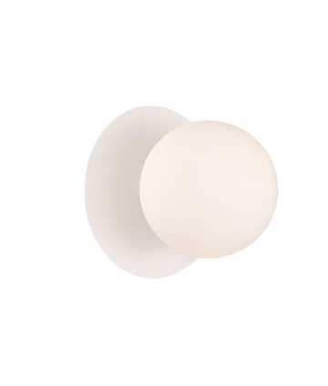 Wall light BALLE3R round base IP20 G9 WHT