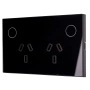 Double Powerpoint Black HV9214 Wifi