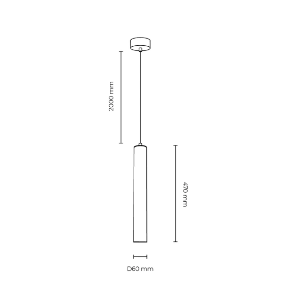 Pendant lamp Aris Marble H47 ABRS